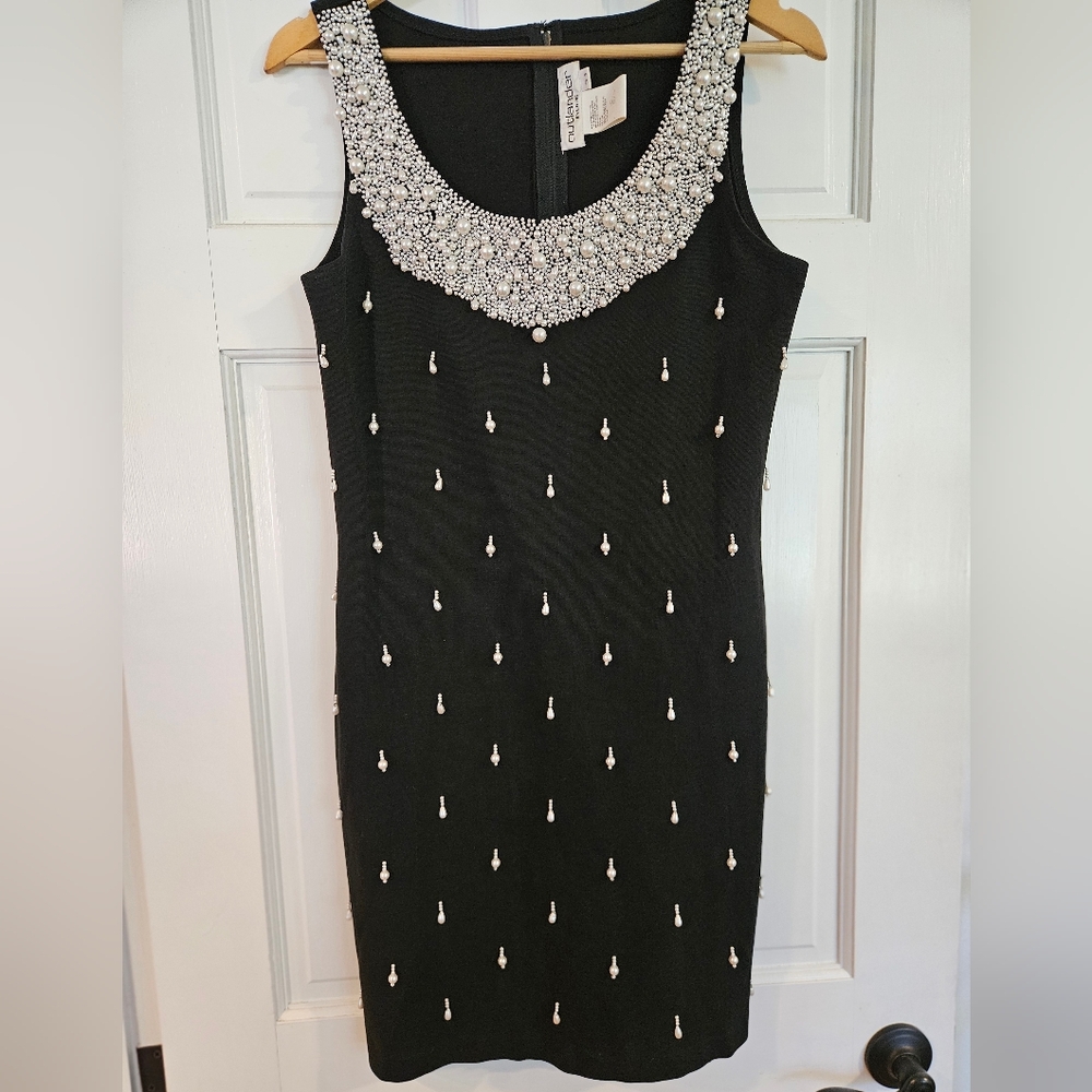 Outlander Evening Formal Black Beaded black dress sz S
